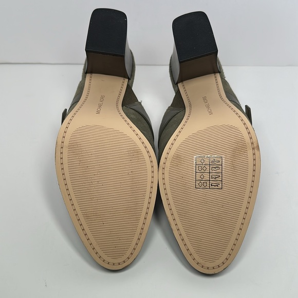 NIB Michael Kors Kara Mule Sz 9, Olive - Picture 10 of 12